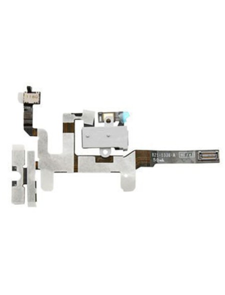 Cable flex volumen iPhone 4s blanco