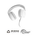 Auriculares Diadema Energy Sistem FunVibe / Circumaurales / Diseño Ultraligero / Microfono Integrado / Cable Extraible / Blanco / 457649