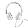 Auriculares Diadema Energy Sistem FunVibe / Circumaurales / Diseño Ultraligero / Microfono Integrado / Cable Extraible / Blanco / 457649