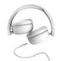 Auriculares Diadema Energy Sistem FunVibe / Circumaurales / Diseño Ultraligero / Microfono Integrado / Cable Extraible / Blanco / 457649